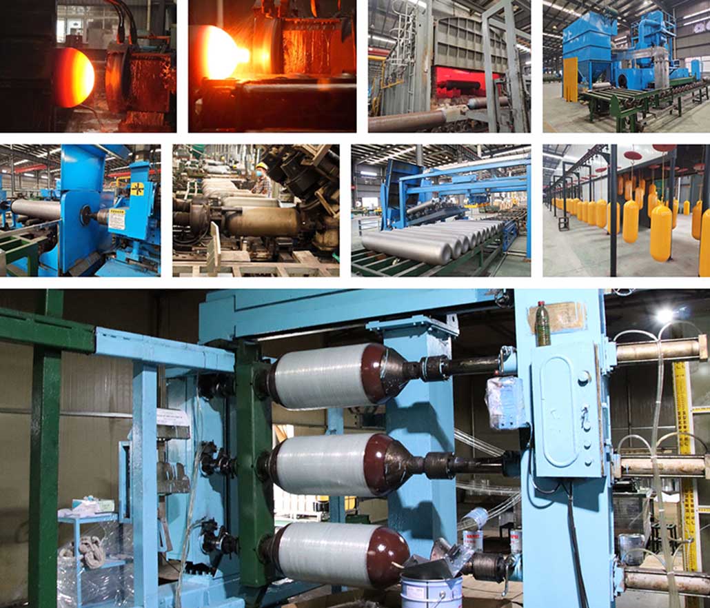 Two type gas cylinder production technology